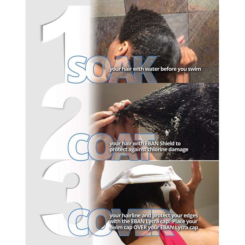 EBAN Swimmers Total hair care system (Shield, Cleanse, Infuse) - Image 12