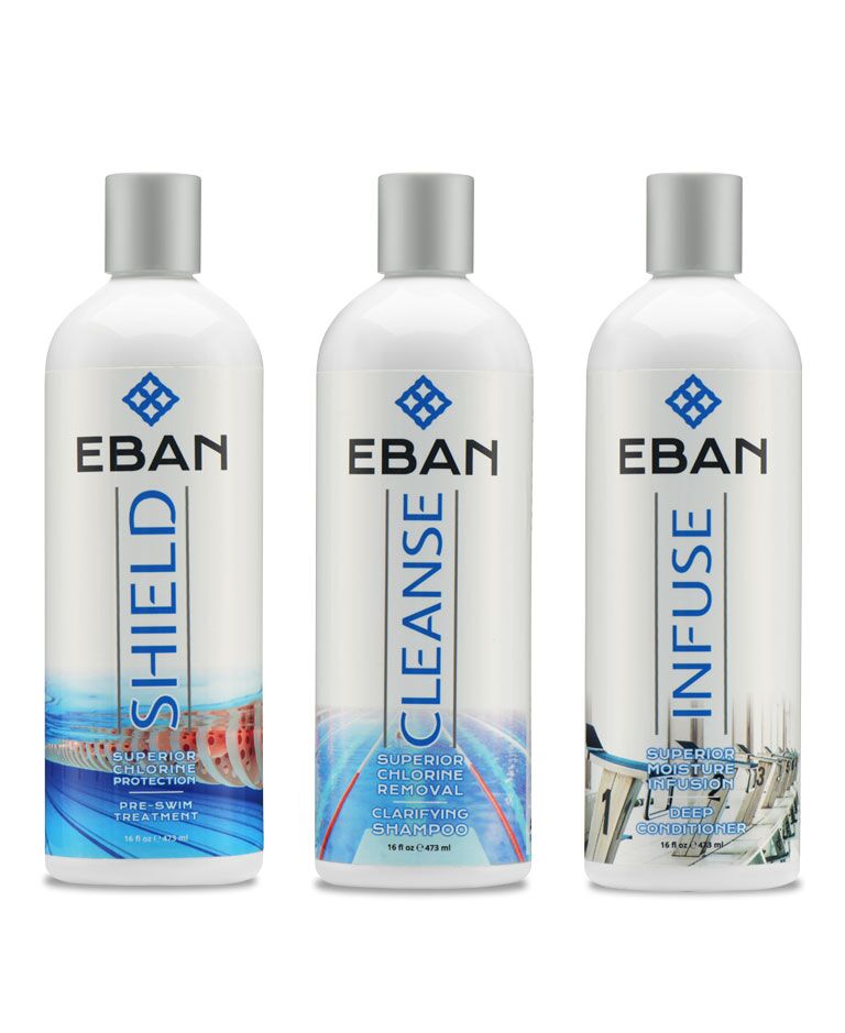EBAN Swimmers Total hair care system (Shield, Cleanse, Infuse) - Image 2